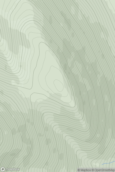 Thumbnail image for Beinn Bheag [Mull and Nearby Islands] showing contour plot for surrounding peak